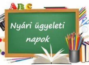 Nyári ügyelet